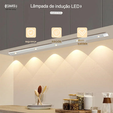 Lampada Magnetica com Sensor Fácil instalação